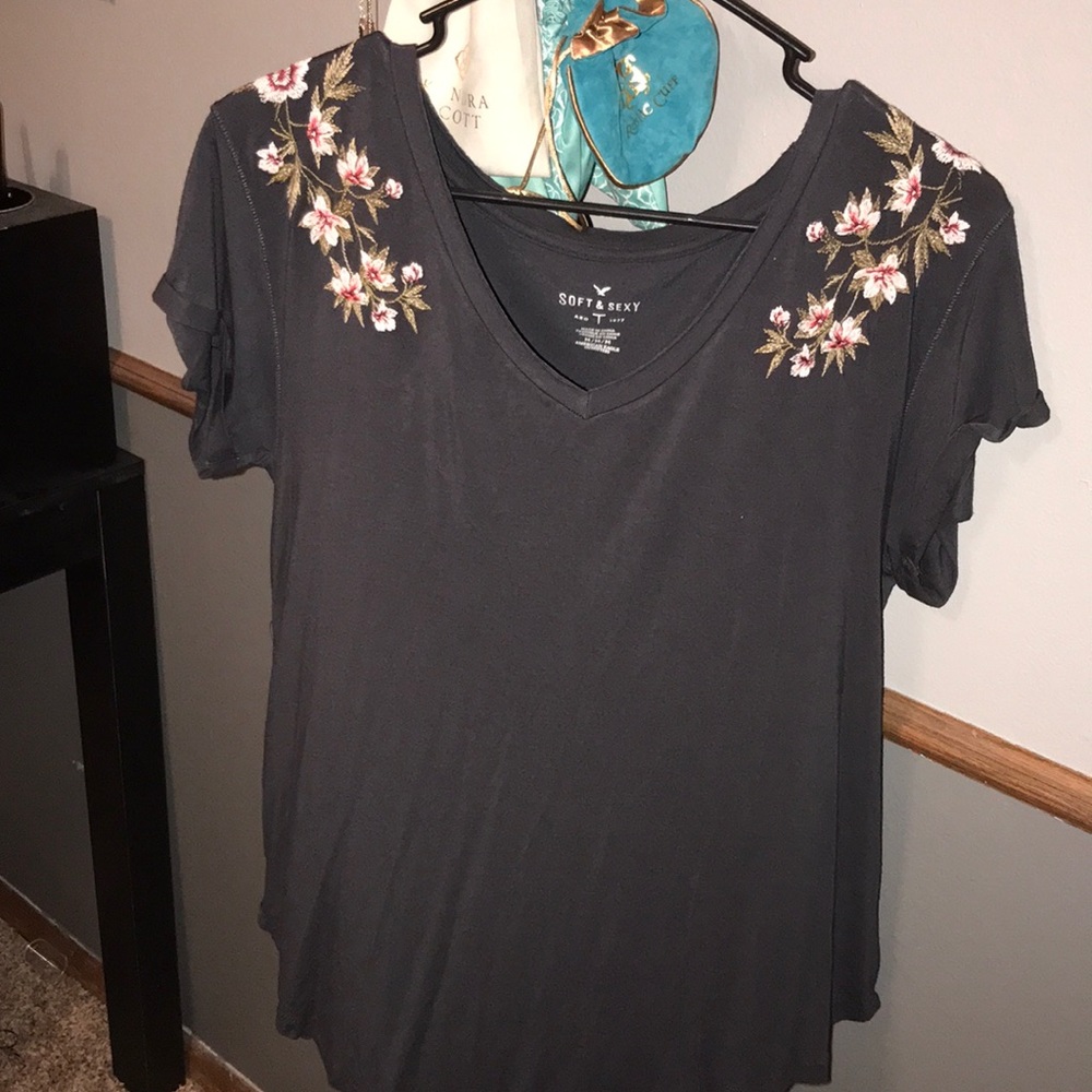 Navy/Black Soft and Sexy Tee